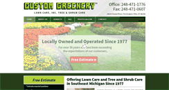 Desktop Screenshot of customgreenery.com